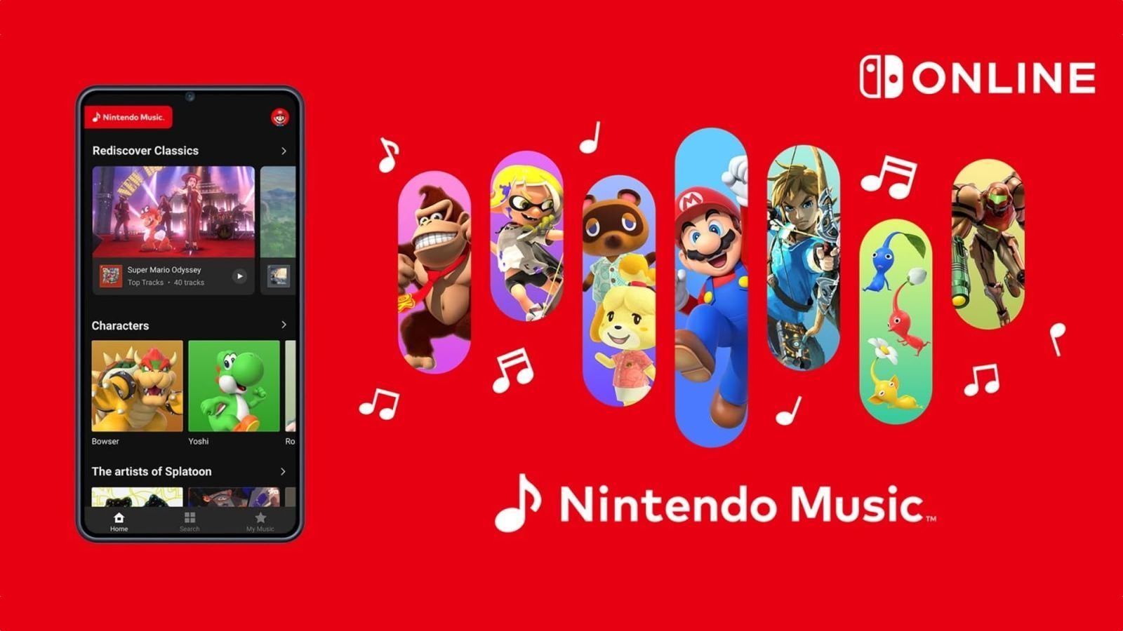 【Nintendo 面向 Switch Online 会员推出音乐流媒体】Nin