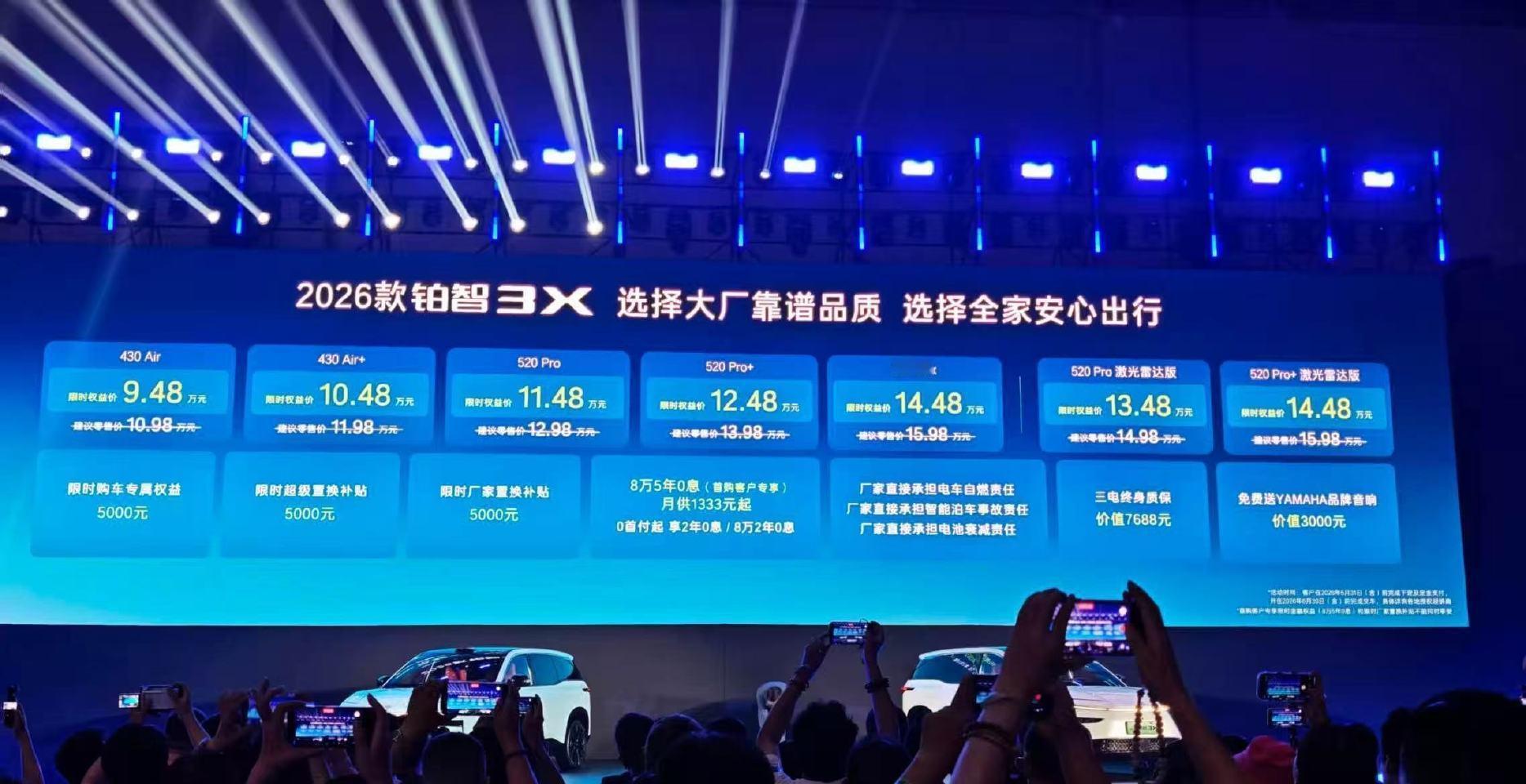 2026款丰田铂智3x权益价9.48万起TOYOTA看的明白，这个时候不卷马上卷