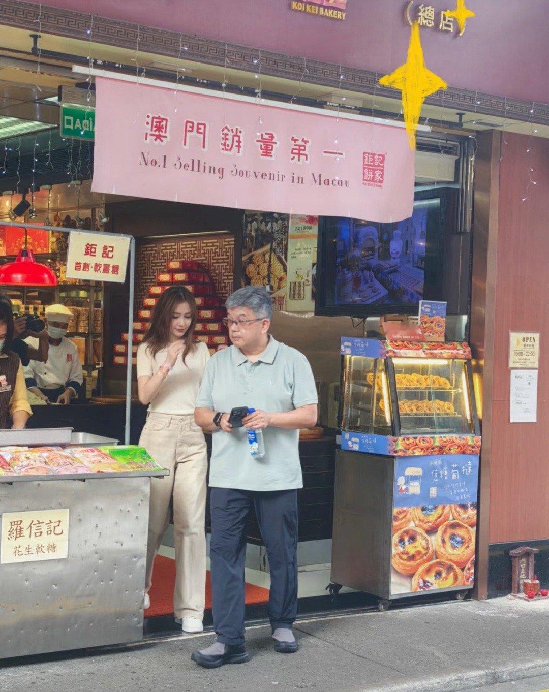 投稿：angelababy今日澳门拍摄偶遇图 ​​​