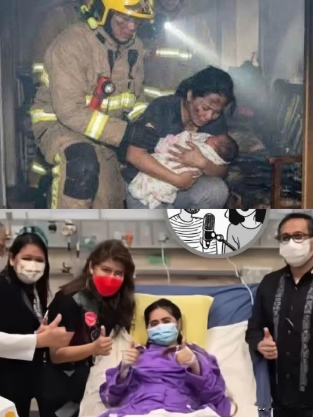 菲律宾女佣最新近况！
据港媒爆料，火场救BB的菲律宾女佣报平安：全港都松一口气。