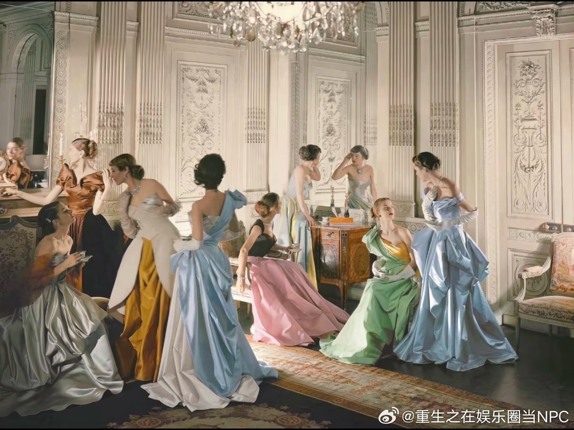 Vogue1948年拍的群封 和现在的简直不是一个级别 ​​​