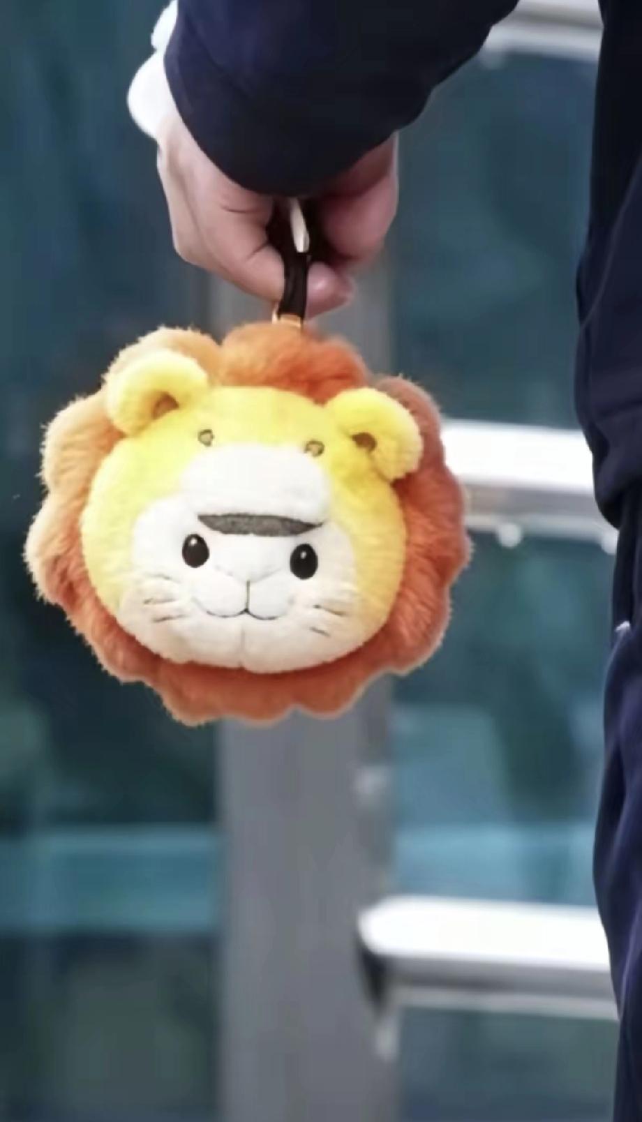 这个HoHo挂件，有人说是狮子里套着小猫，寓意狮中有猫，不分彼此。
其实，我更愿