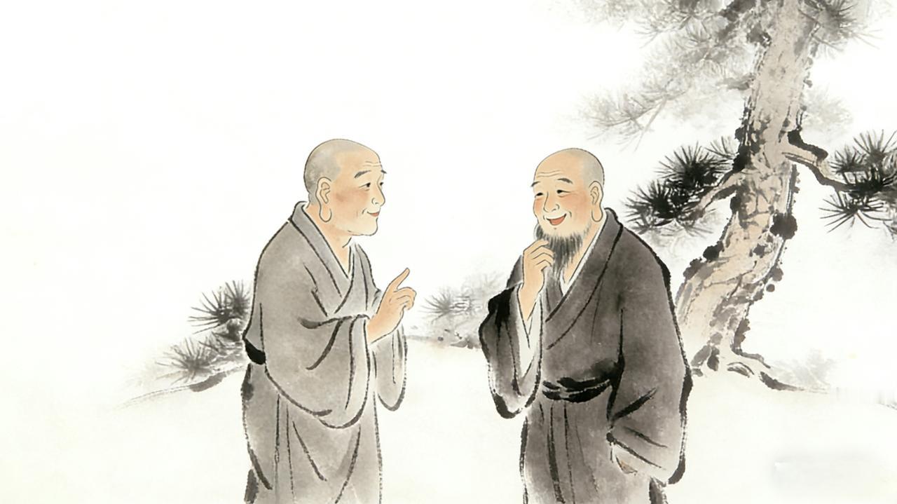 传统文化：顶级智慧告诉你如何处理人际关系。
一直对寒山拾得的千古对话抱有保留态度