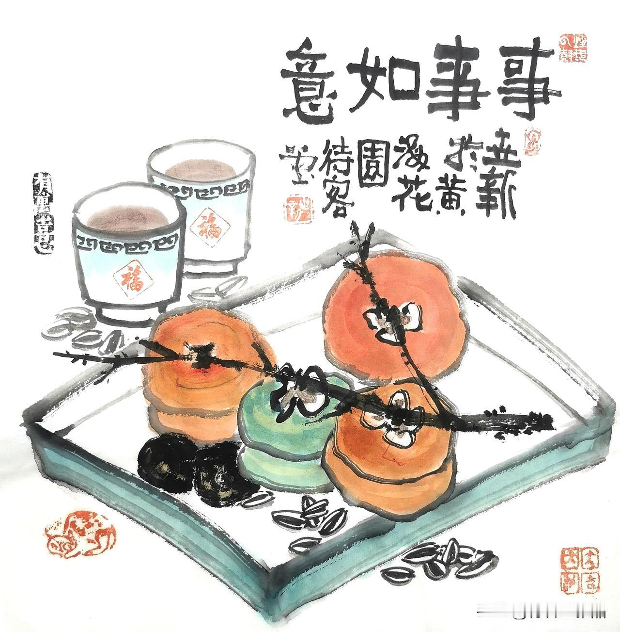 晒出你最好看的国画作品