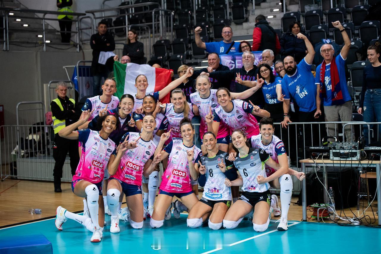 【欧冠女排诺瓦拉3-1罗兹建设 费内巴切轻取本菲卡】国际排坛战报速递 11月25