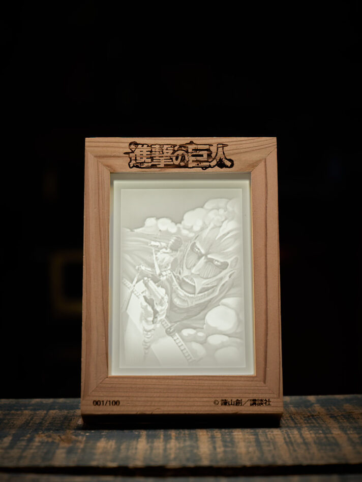 进击的巨人 新発売！『進撃の巨人』ライティング・キャラ终于开售！大分县日田杉木与