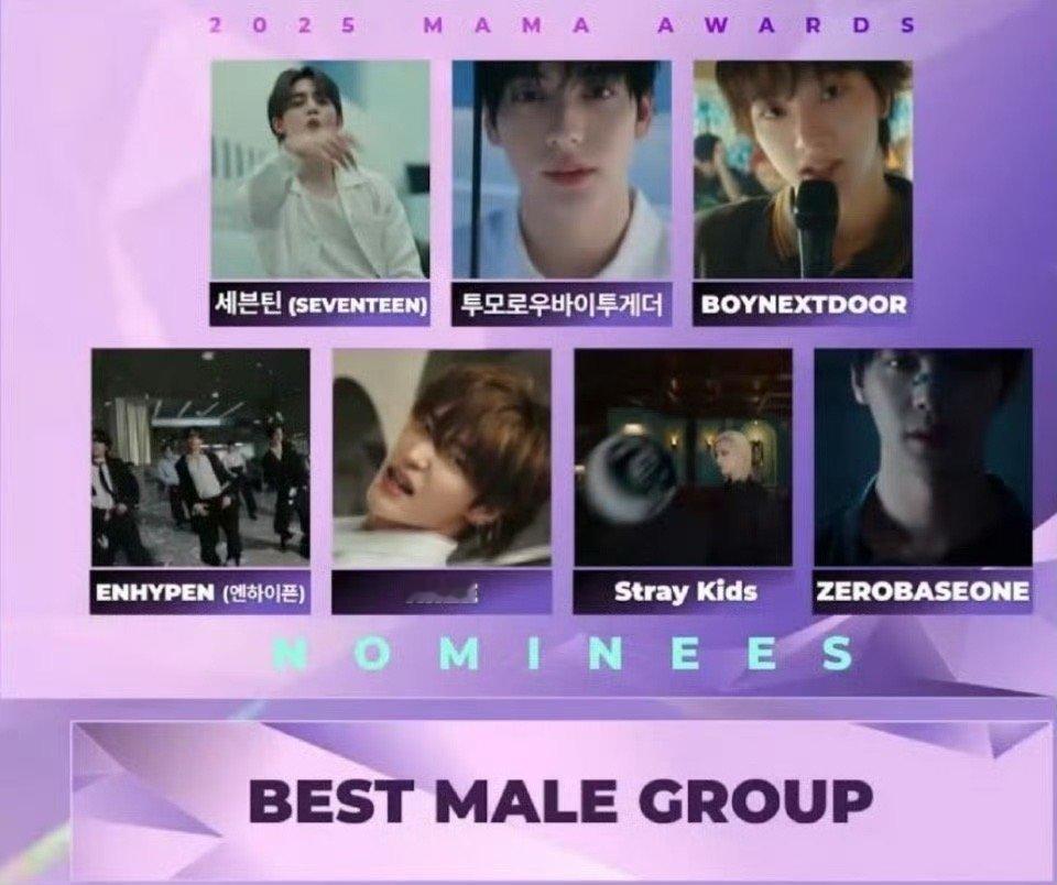 zb1提名奖项 ZB1 2025mama提名奖项🏆Best Male Grou