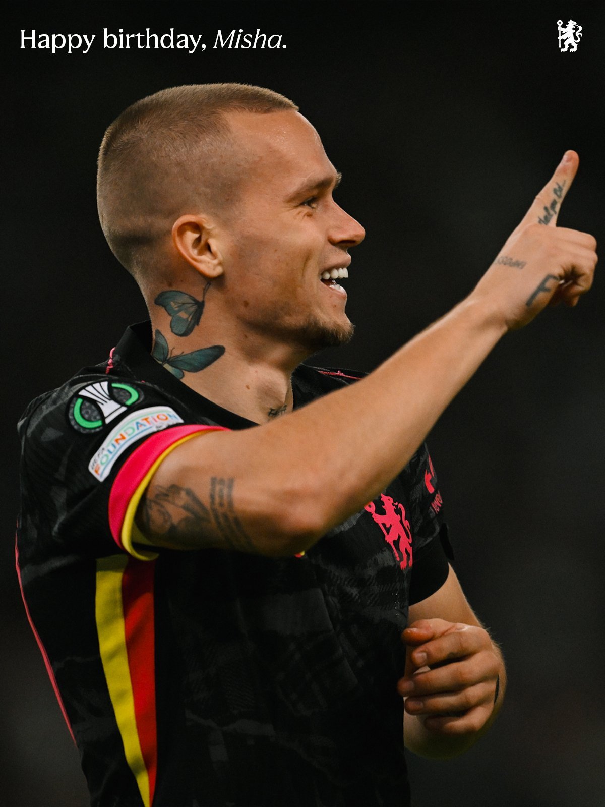 切尔西官X：Happy birthday, Misha! 🎂