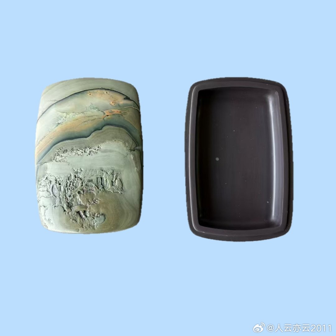 【精品展示】（二）砚台系列（6）：苴却砚❶～～张加龙作品⑦。与师友们分享，一手货