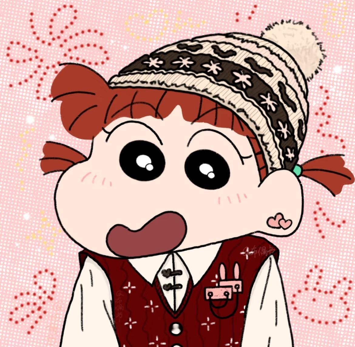 樱田妮妮｜新年版头像 ｜蜡笔小新 