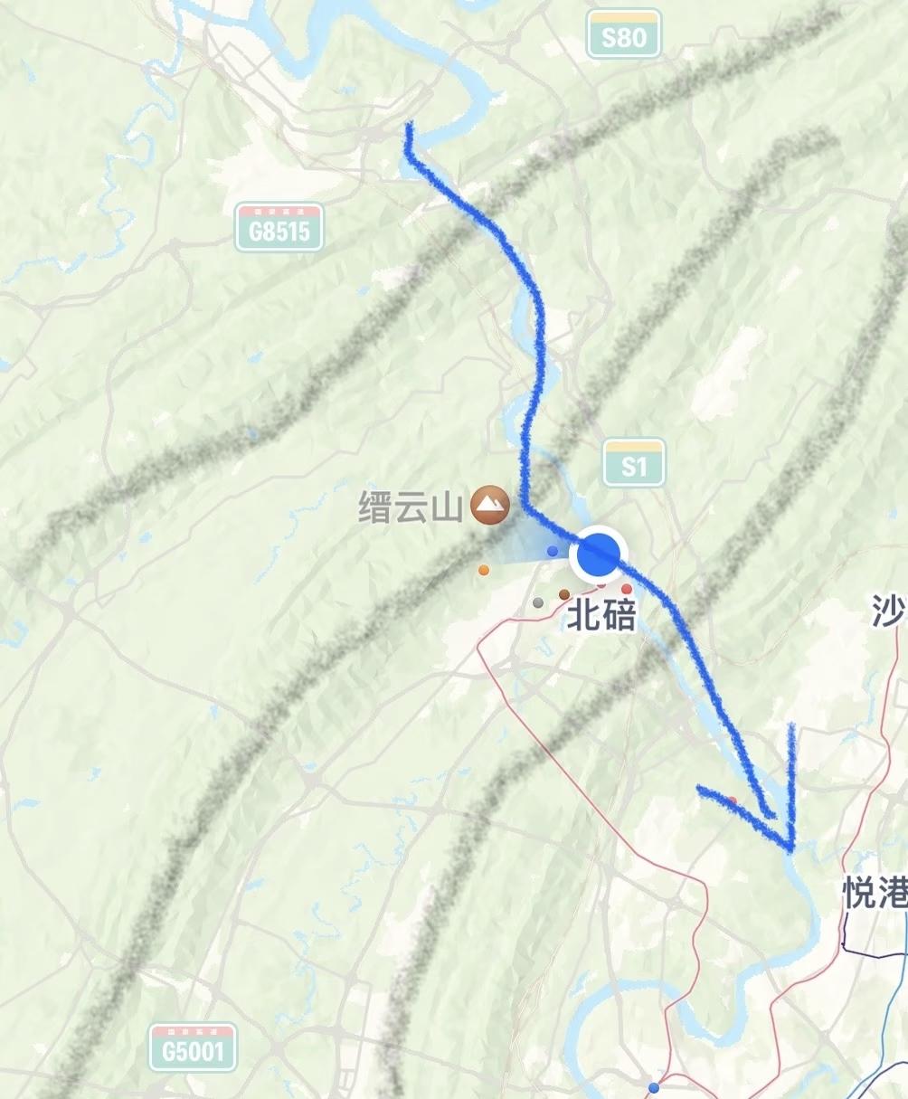 为什么嘉陵江宁可穿越这三座大山而不绕道呢？[捂脸]