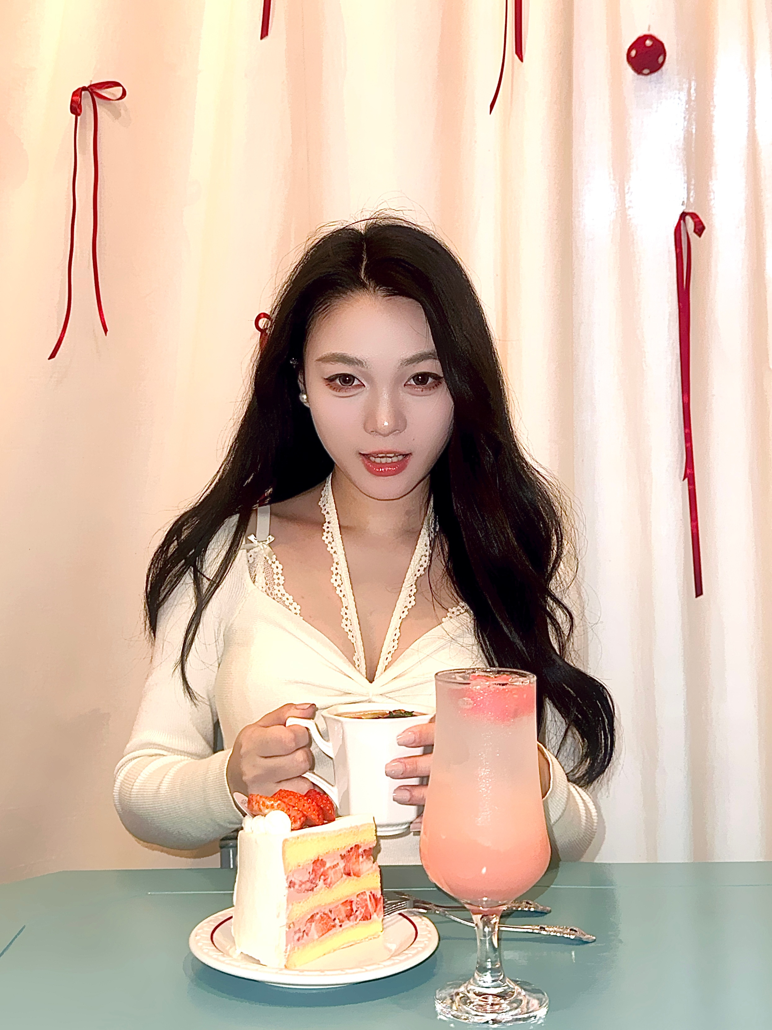 你把我的心搞的一团乱还在那里可爱的笑🐰🥛🐾 