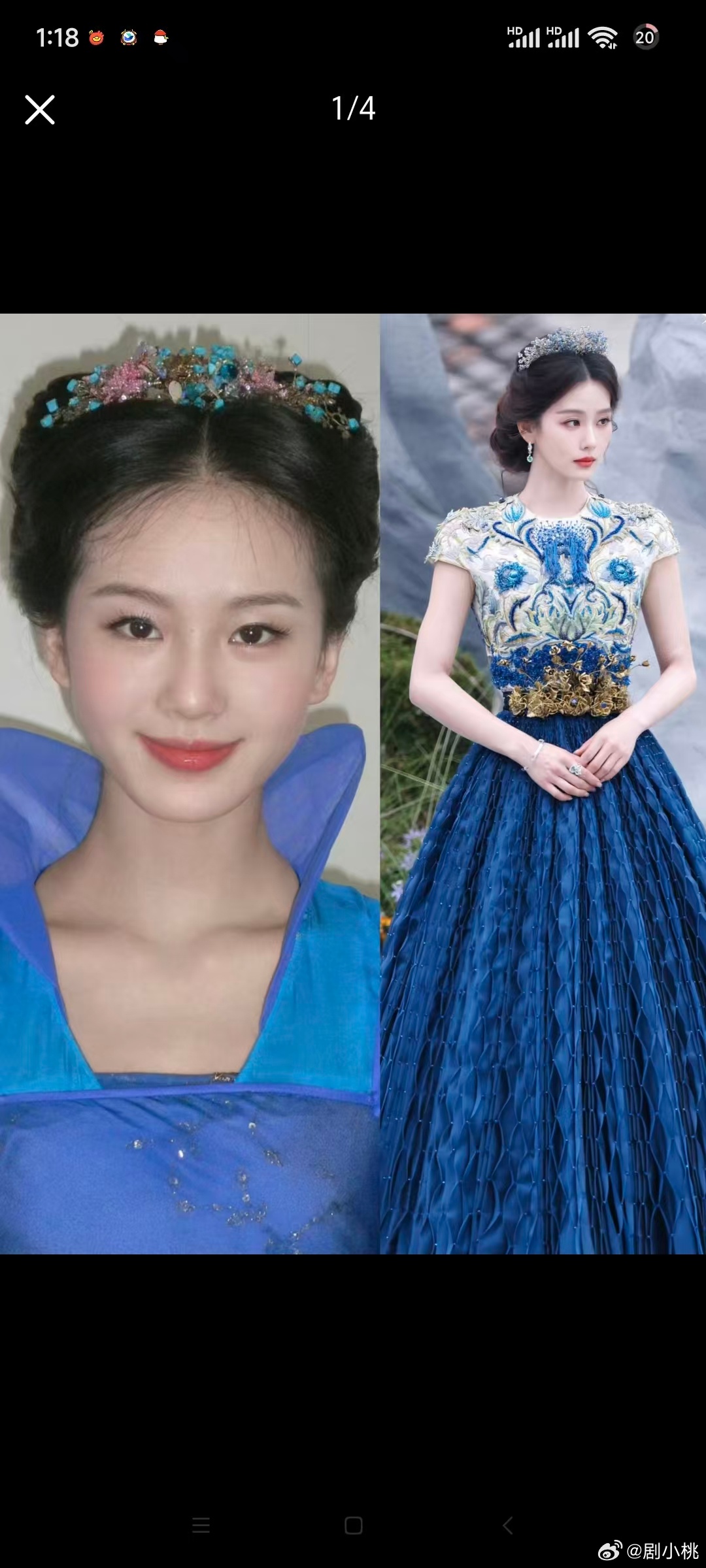 刘诗诗感谢复刻龙葵头冠网友刘诗诗收到龙葵头冠梦回仙剑三非遗手艺撞上童年白月光，双