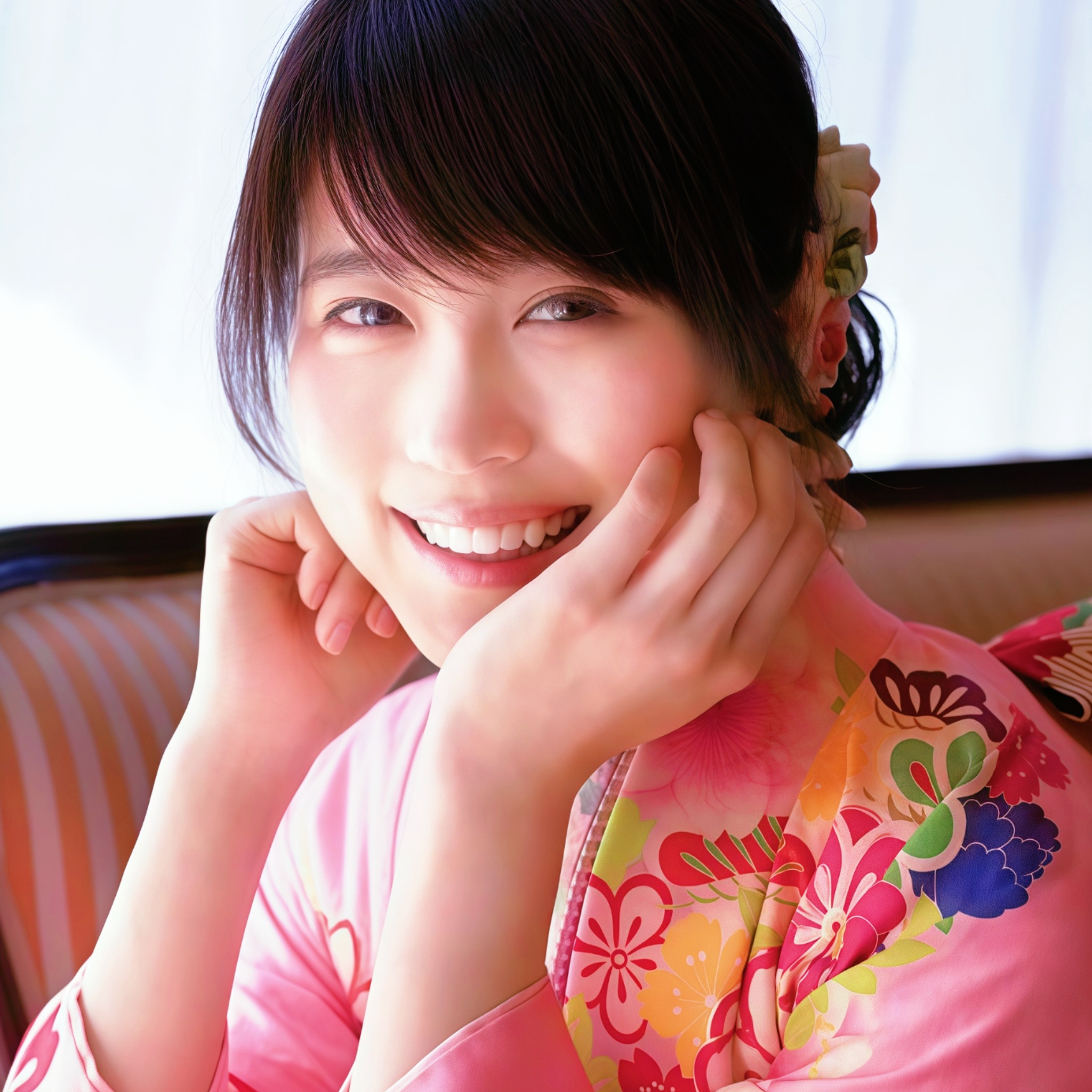 有村架纯粉色系头像壁纸这一组完全就是樱花妹啊 ​  ​  ​ ​​​