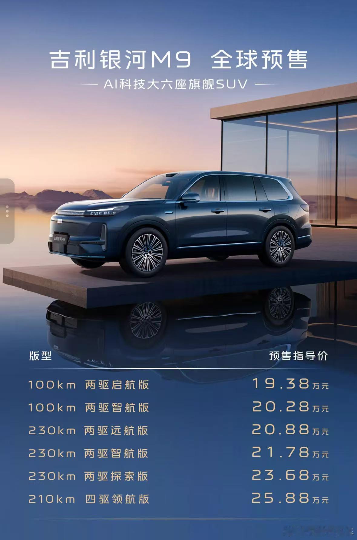 2025成都车展吉利银河吉利银河M9 成都车展上给兄弟们找到了一台性价比拉满的大