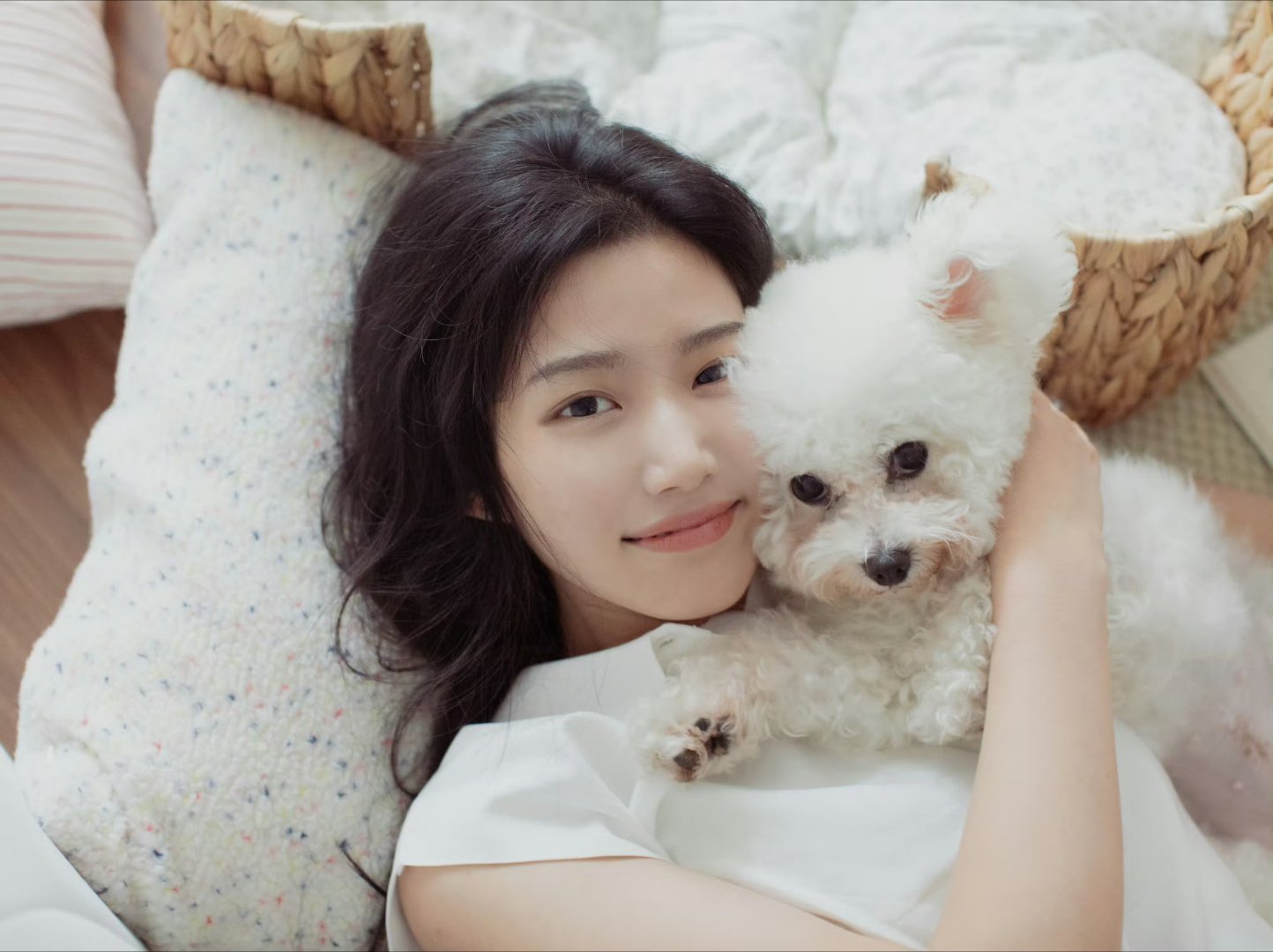 橘子早安趴 看见了两只可爱小狗🥰卢昱晓