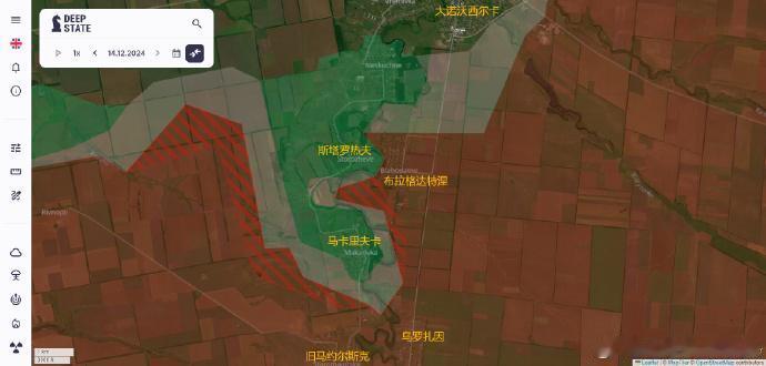 乌克兰官方信源 DEEP STATE MAP 12月14日更新俄乌局势新进展
