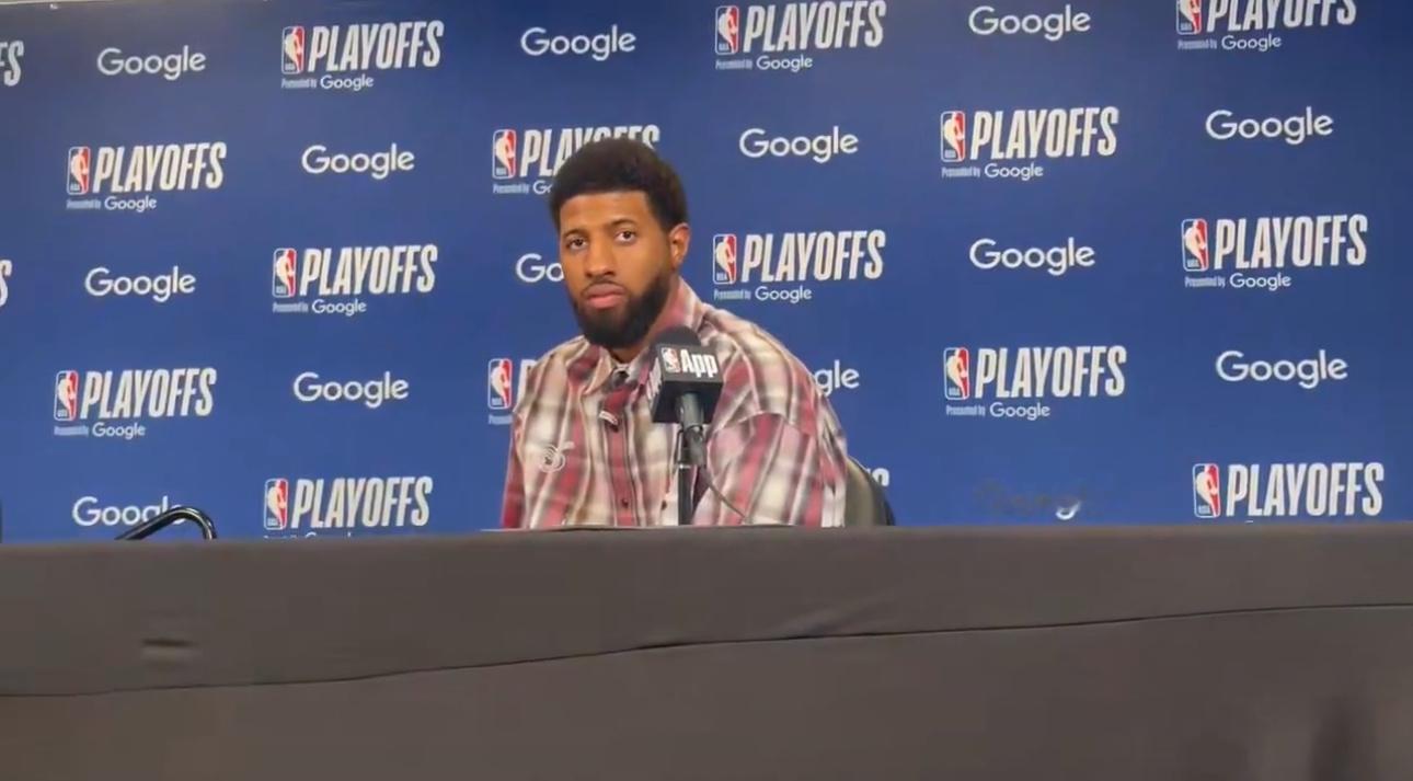 保罗·乔治赛后接受采访时，谈及球队今日进攻端的低迷表现——“我觉得我们获得了很多