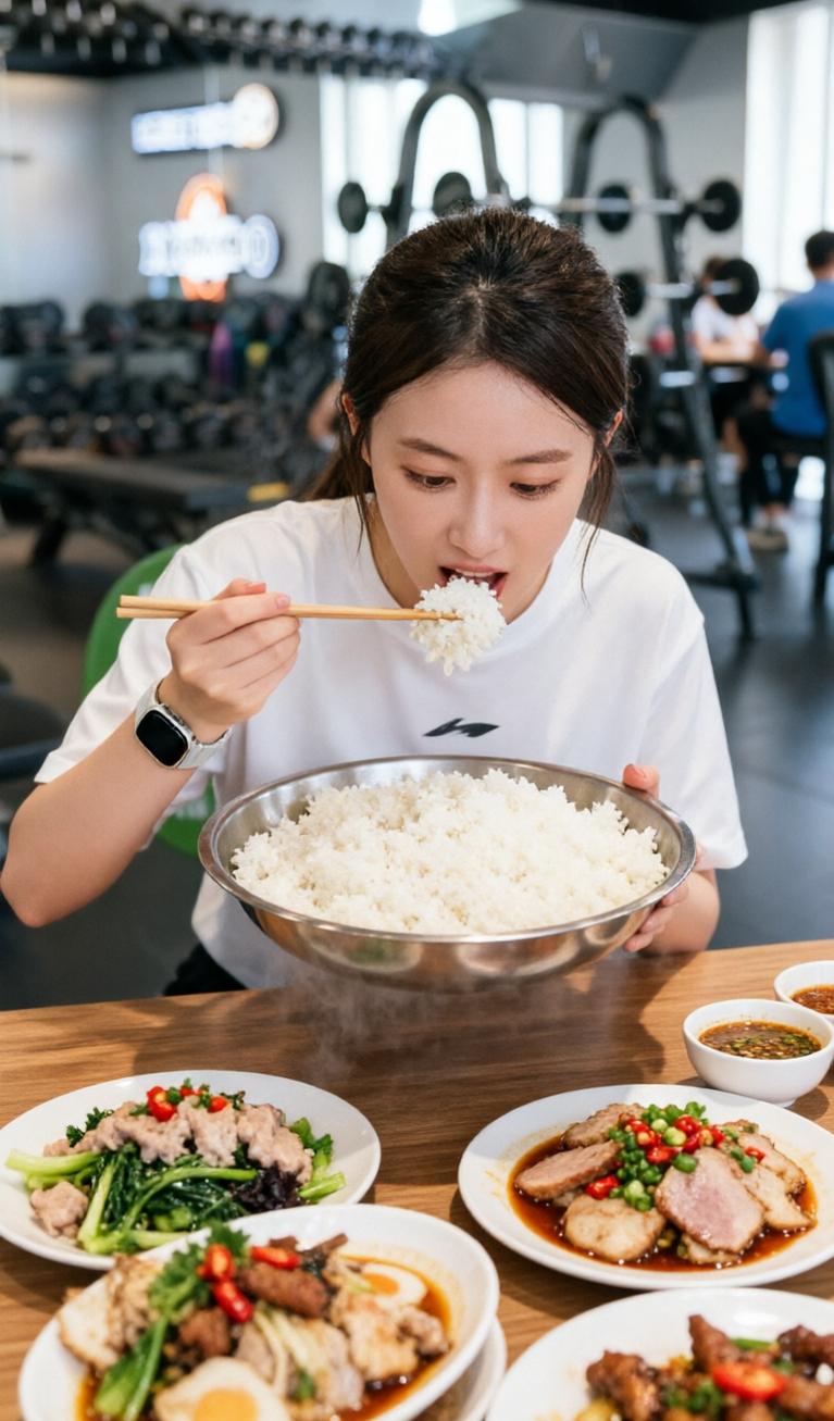 我也不知道上高一的妹妹怎么这么厉害，每顿都是拿大盆吃饭！

老妈说她是林黛玉的长