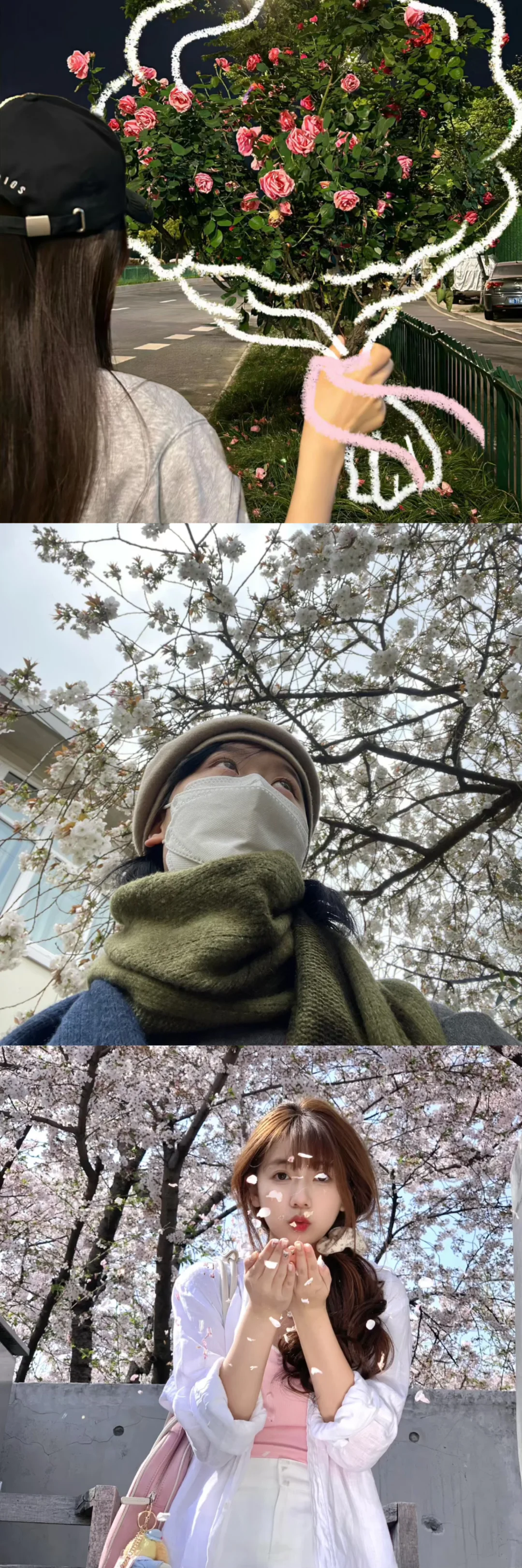 存一些春天拍照姿势🌸