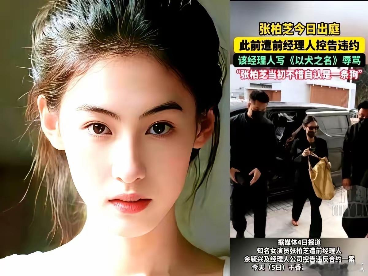 这哥们儿把张柏芝告了，说她收了钱不拍戏。结果你猜怎么着？人家直接说，那合同上的名