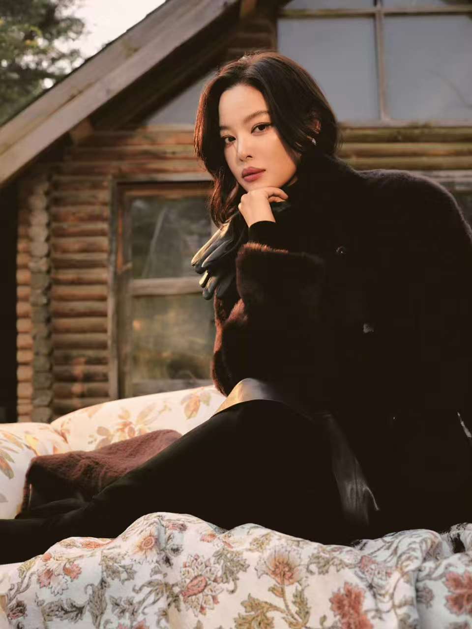 辛芷蕾秋冬look辛芷蕾秋意之旅 辛芷蕾聆听自然生息！ ​​​