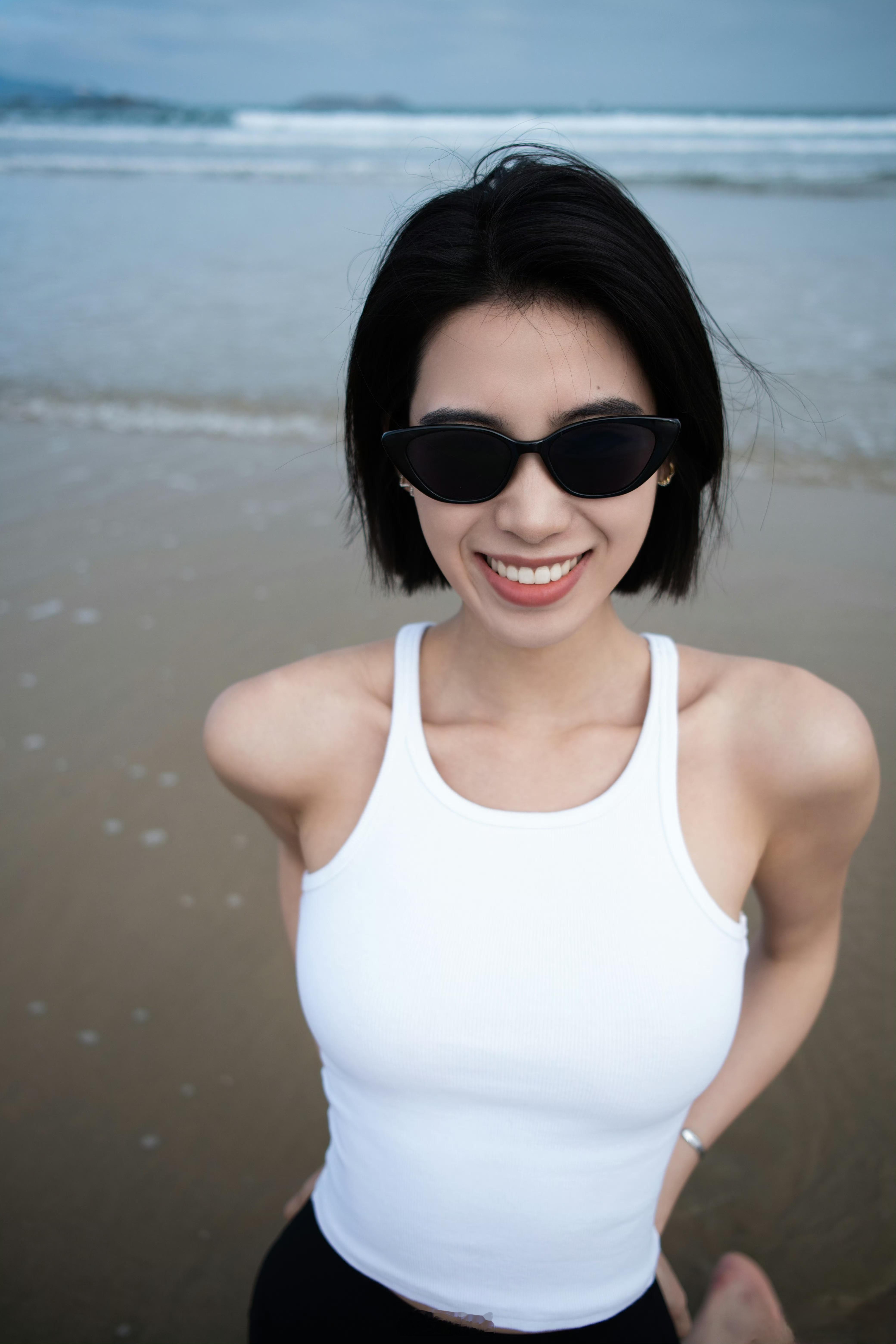 浪漫的海边当然要拍照记录啊 ​​​