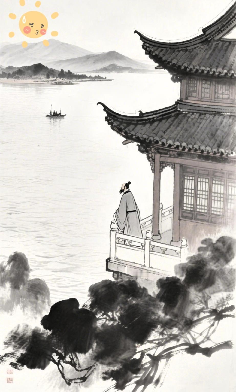 这句诗没有直白说“寂寞”，却把孤独写得入木三分。你想啊，晚年的杜甫，拖着病体，孤