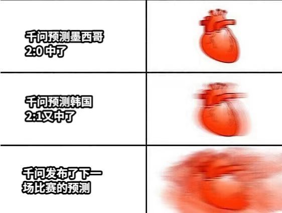 千问预测比分红牌竟然全中这次算是彻底出圈了，比分搭配红牌预测全部命中，刷短视频到
