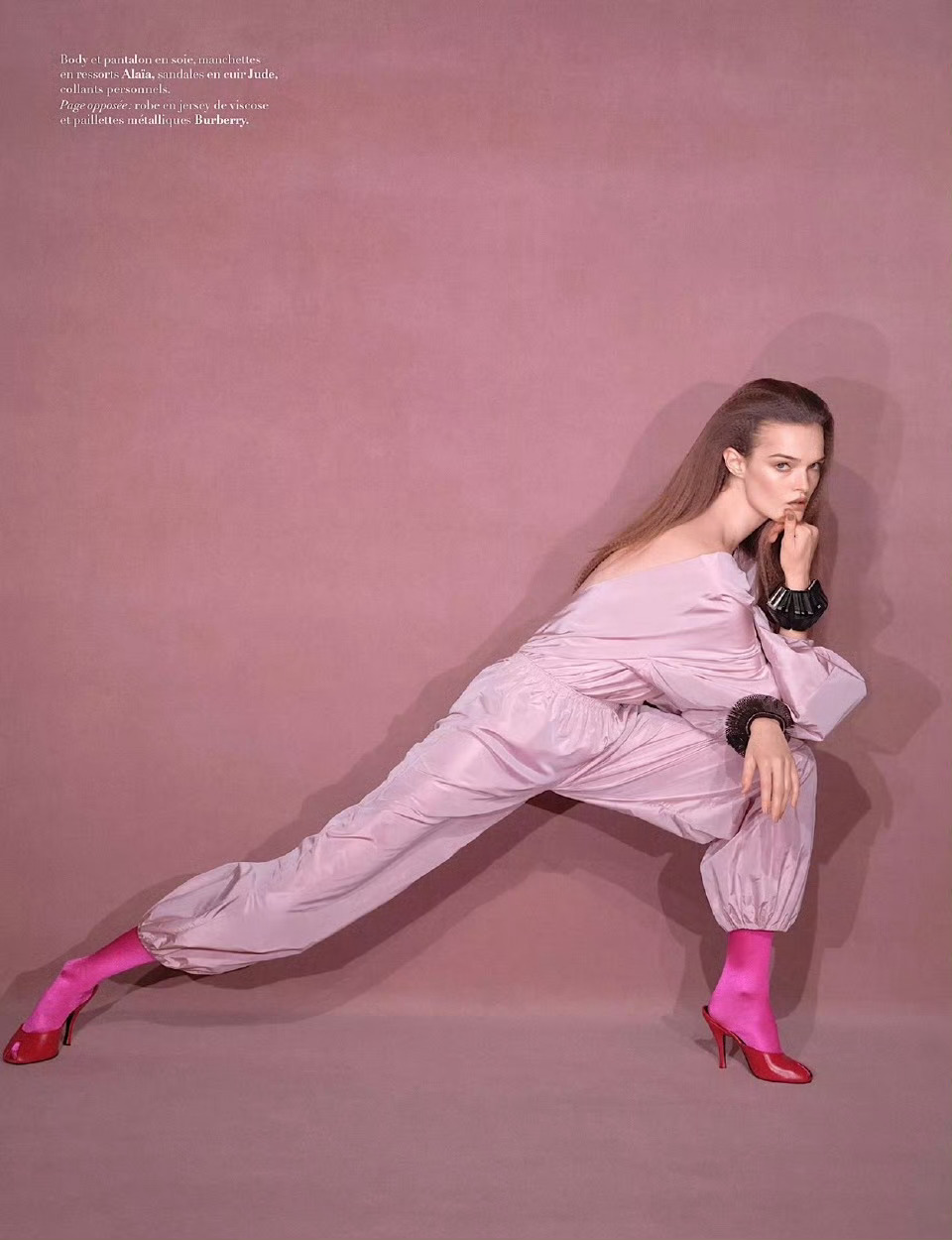 Lulu Tenney in 'LULU' Harper's Bazaar Fr