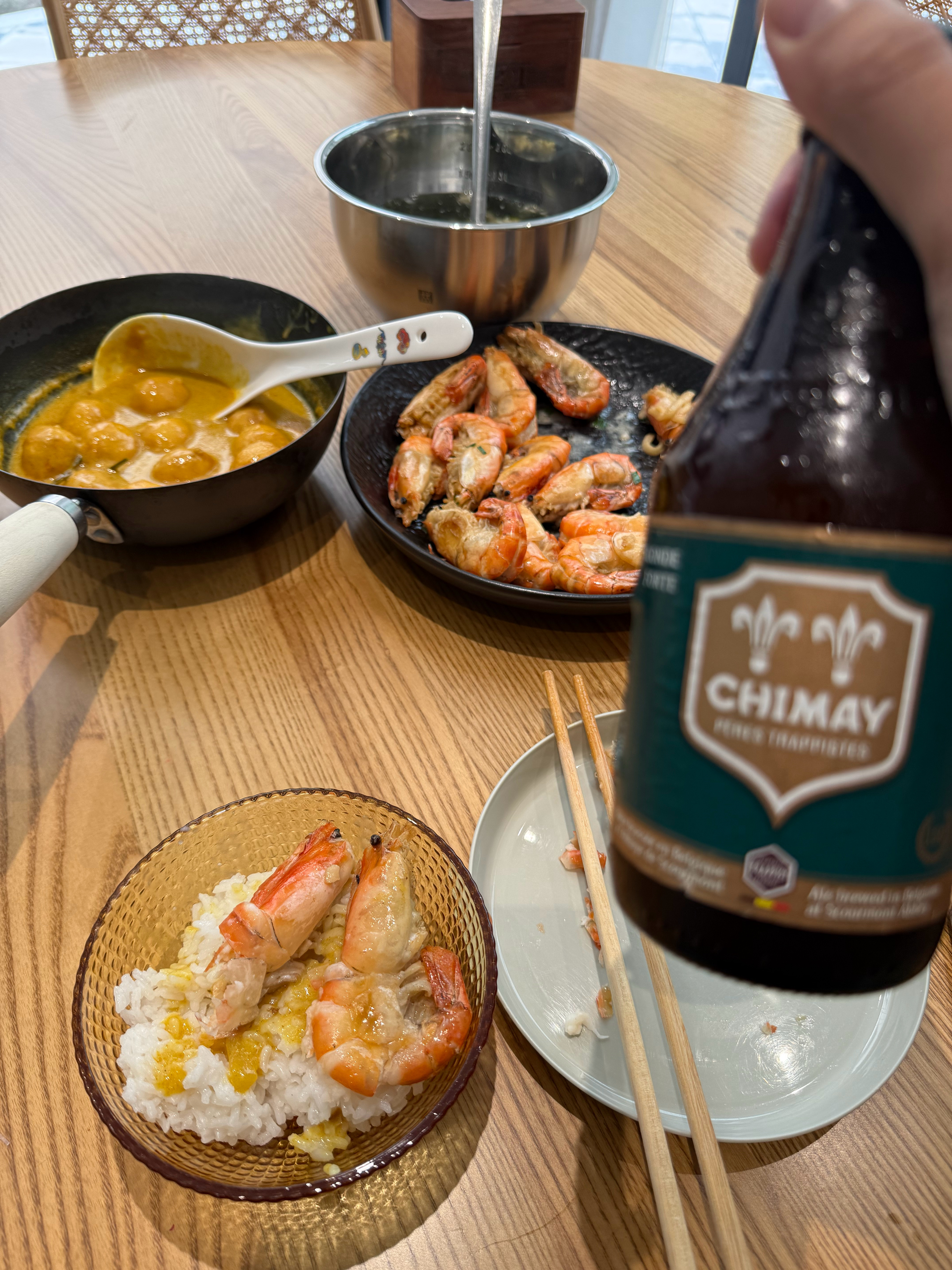 自己做的饭，再配绿帽的！一流！ ​​​