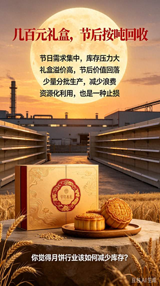 月饼回收价800元一吨！节后卖不掉的月饼，最终去向揭晓