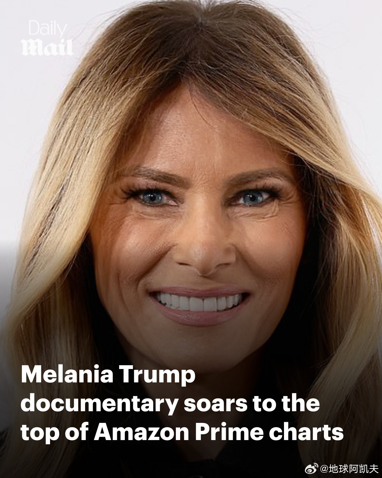 WOW, 梅拉尼娅·特朗普的纪录片已飙升至亚马逊Prime电影排行榜榜首🎬热点