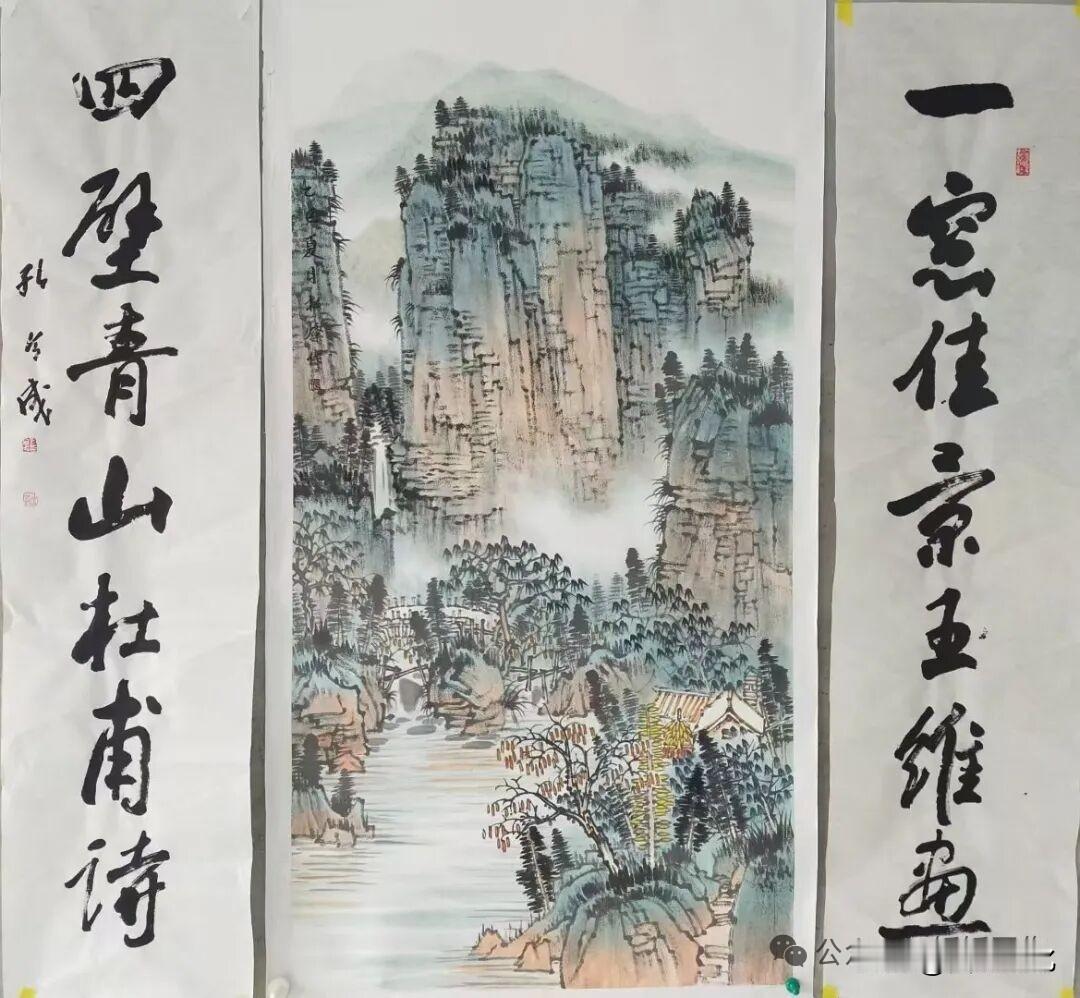 陇中人的书画情趣

陇中人盖房，虽是土坯泥瓦，却盖得高大，尤其堂屋，要追求宽敞。