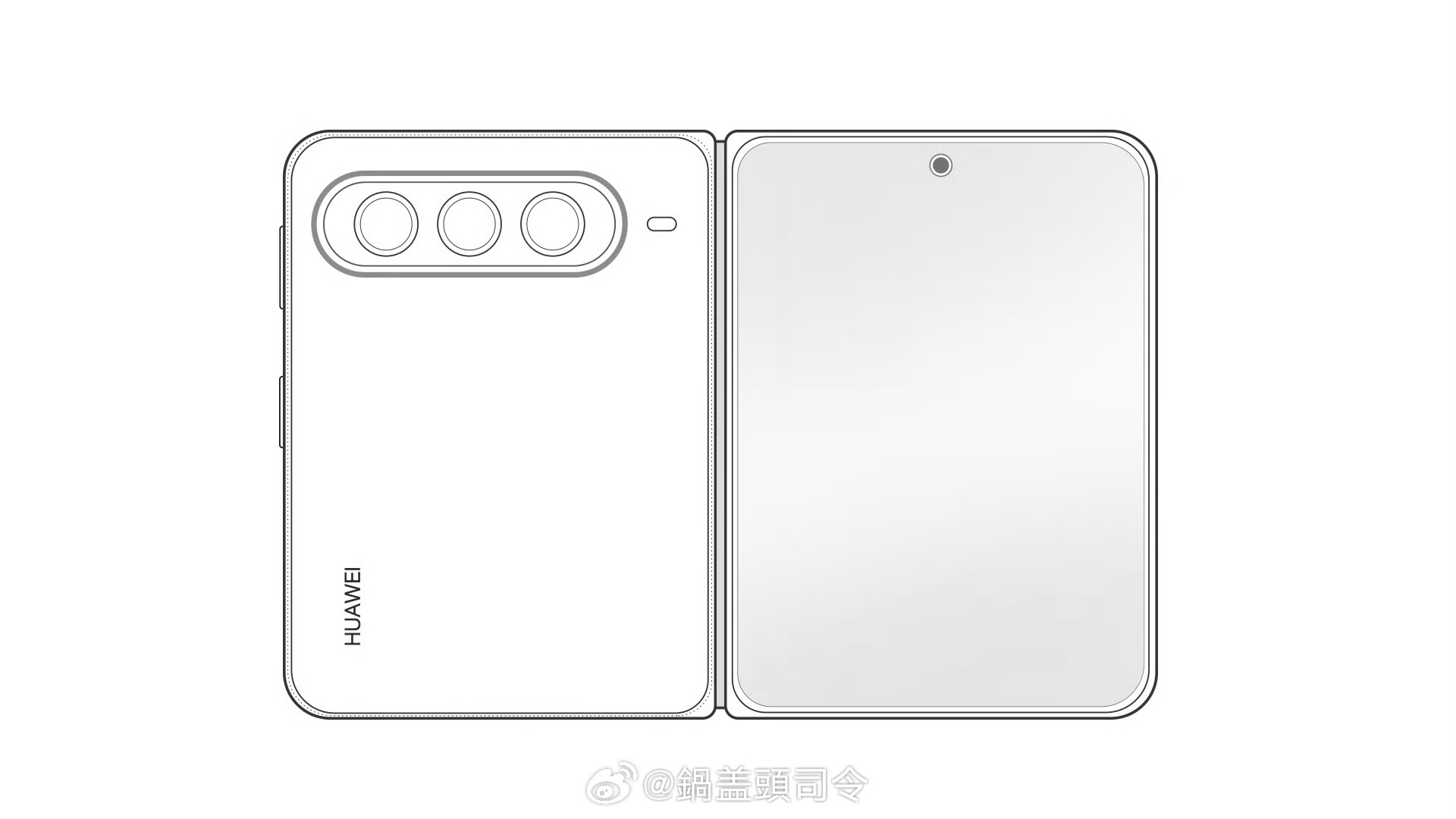 我是折叠屏的忠实用户，这几天主力机都是折叠屏，看到#华为大阔折设计图曝光#，我觉