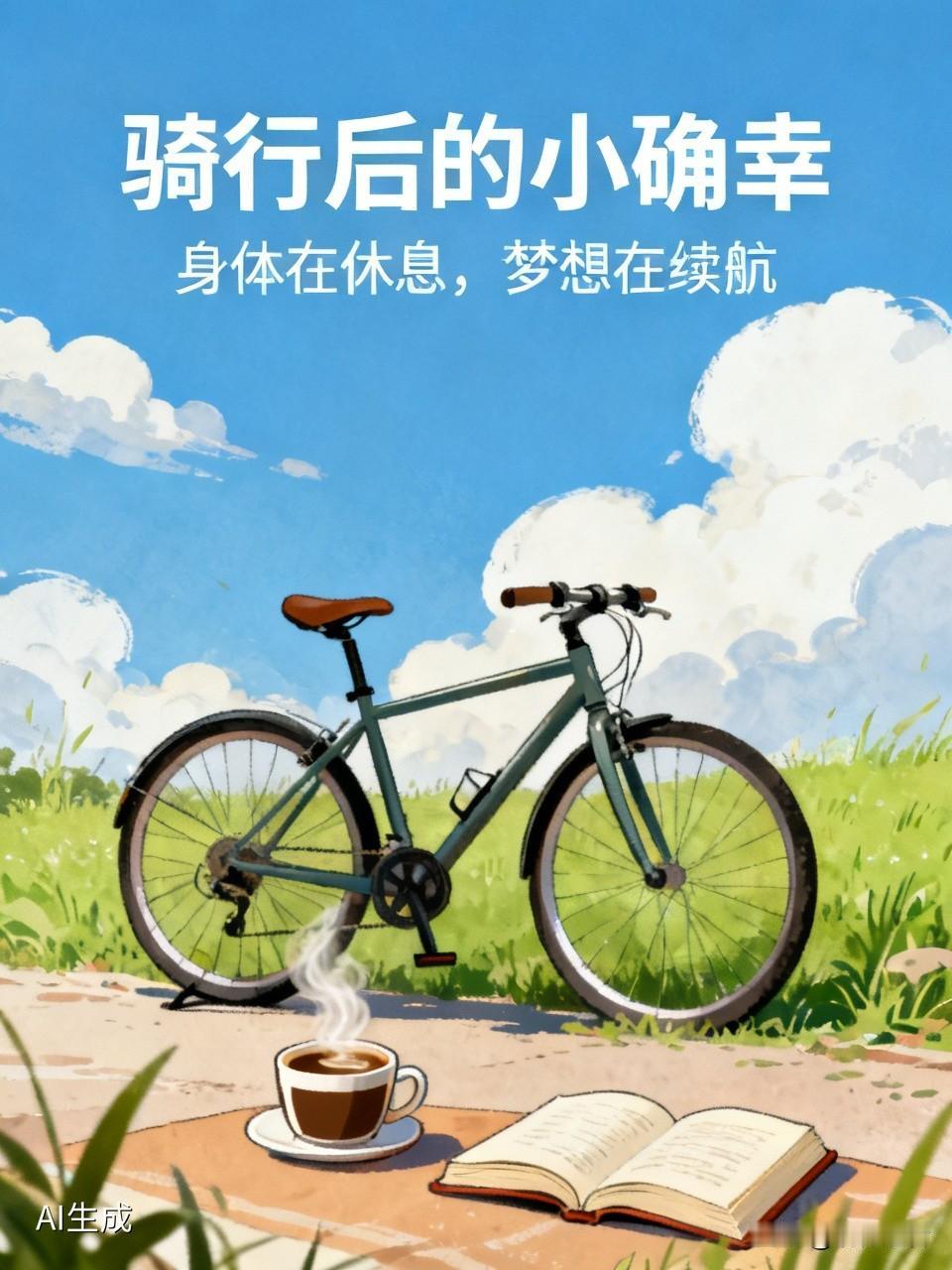 两天骑行180公里再上两天班，整个人累麻了，这会儿真就想当个懒人瘫着。
身体各处