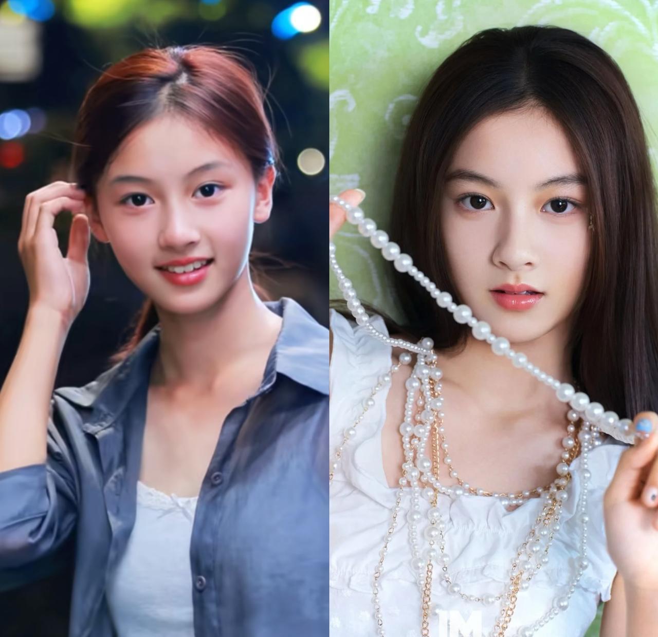 南阳街头那张脸，让整个内娱的“造星流水线”显得像个笑话。
15岁的七七，素颜，随