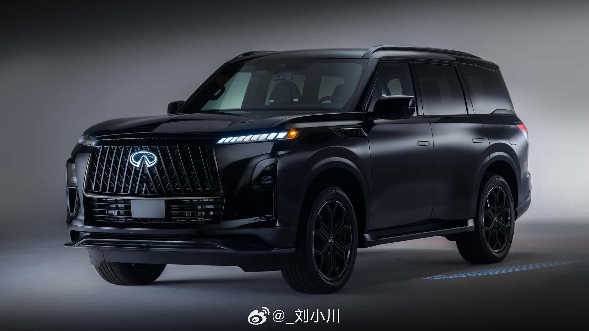 新英菲尼迪QX80运动版 【新车品鉴】2026新英菲尼迪QX80运动版，黑武士外