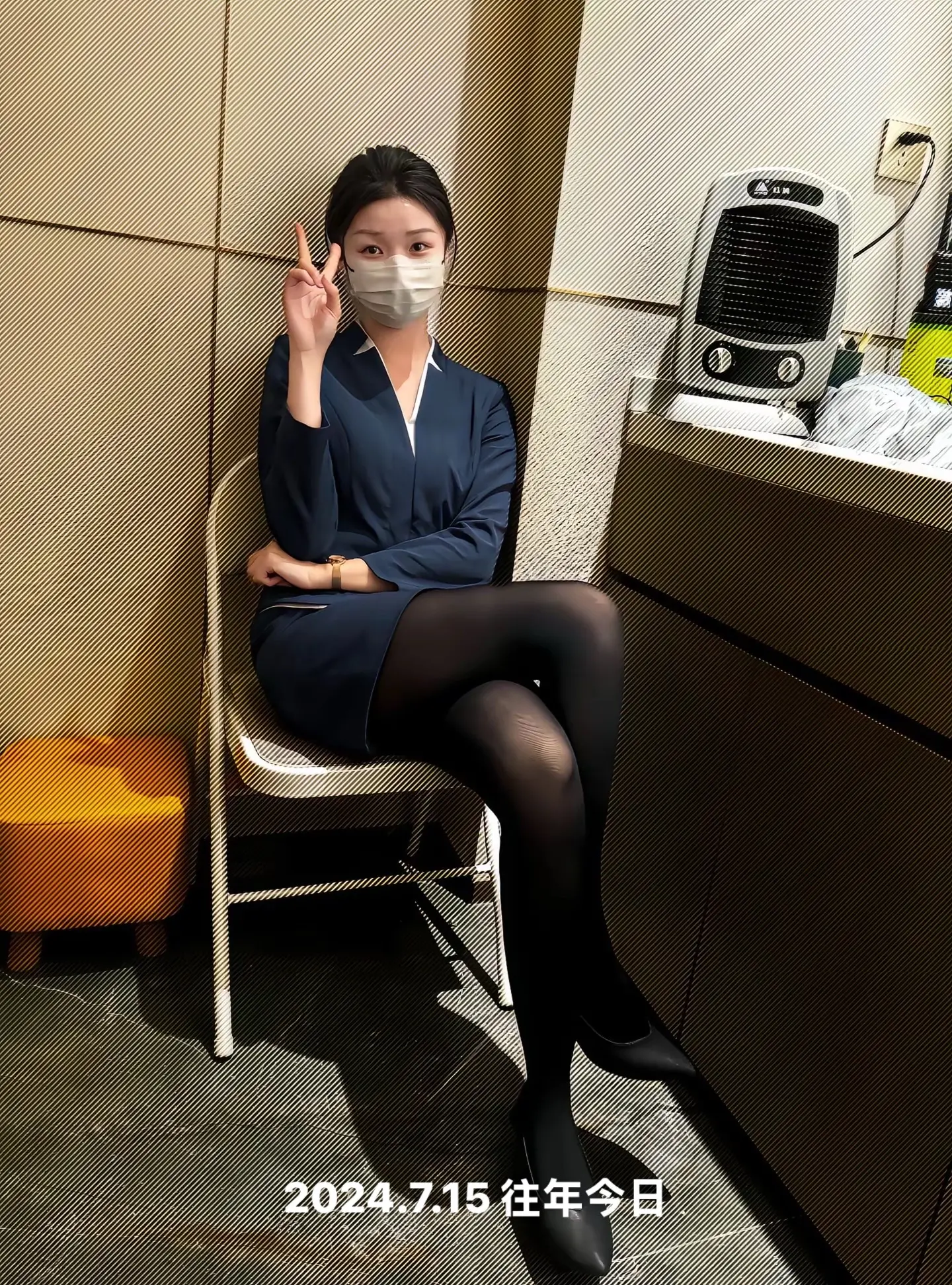 案场客服 职业装 长腿女神 御姐风