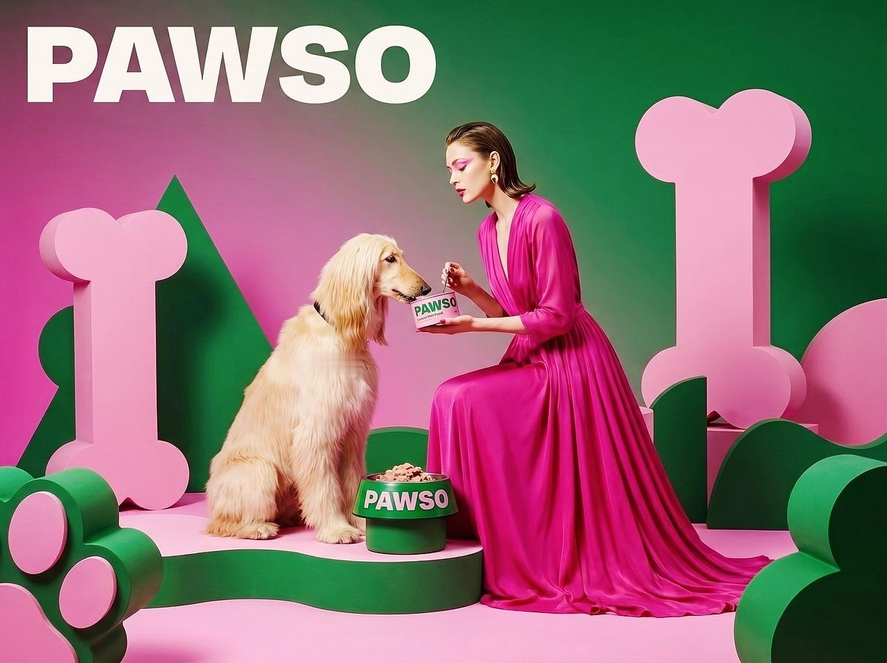 遇见艺术 PAWSO：宠物罐头的撞色升级BY  上游文创品牌设计 