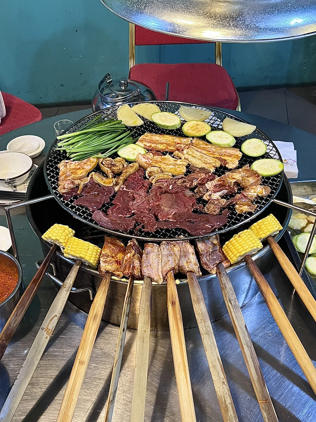 中山：）沙溪的火焰山烤肉🔥大竹签烧烤😋