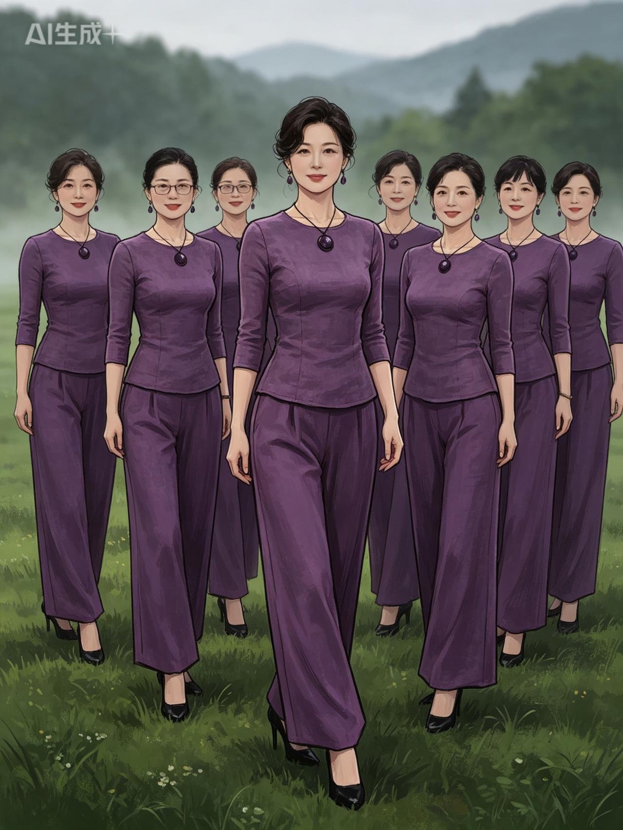 晒图笔记大赛 姐妹情深 紫色姐妹团，一起走在时尚前沿！👯‍♀️👯‍♀️👯‍