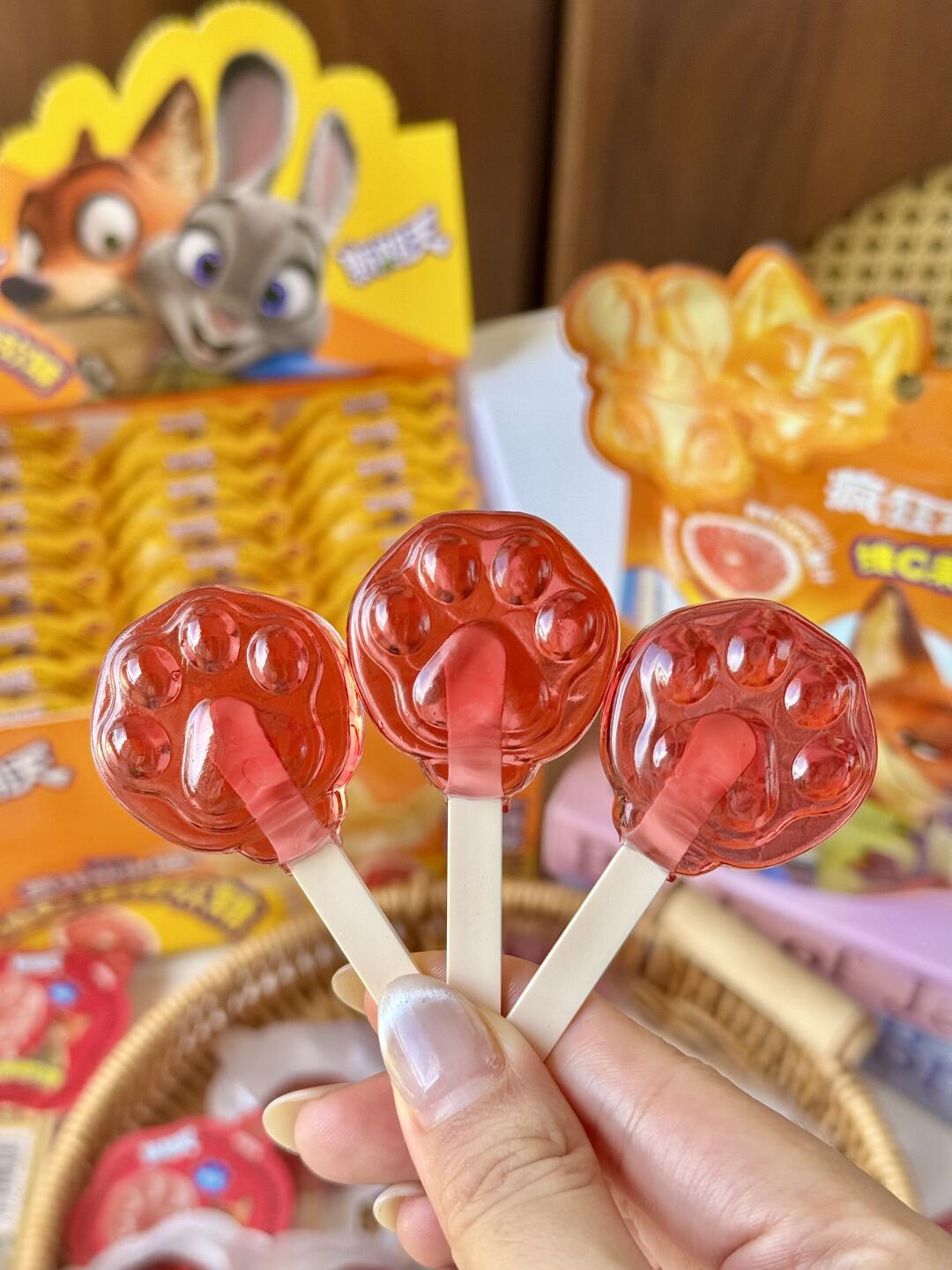 迪士尼女孩狂喜💖💖疯狂动物城同款爪爪糖被