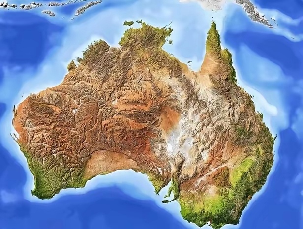 澳大利亚的遗憾：独占整个大陆，却因为太平坦，没有高山，形成不了大型河流。如果有一