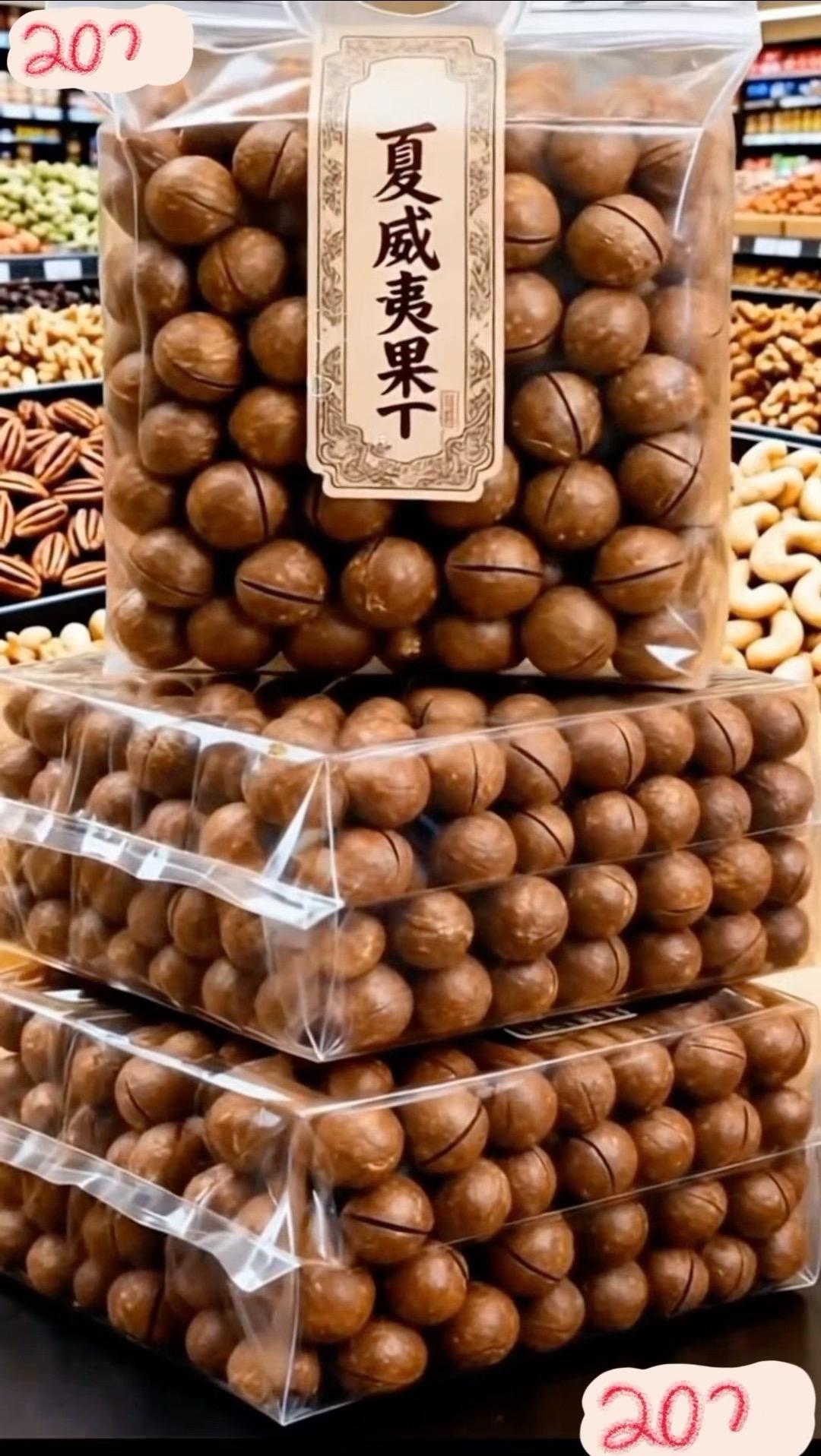 奶香四溢夏威夷果！颗颗圆润饱满，酥脆不腻，年货囤它准没错！