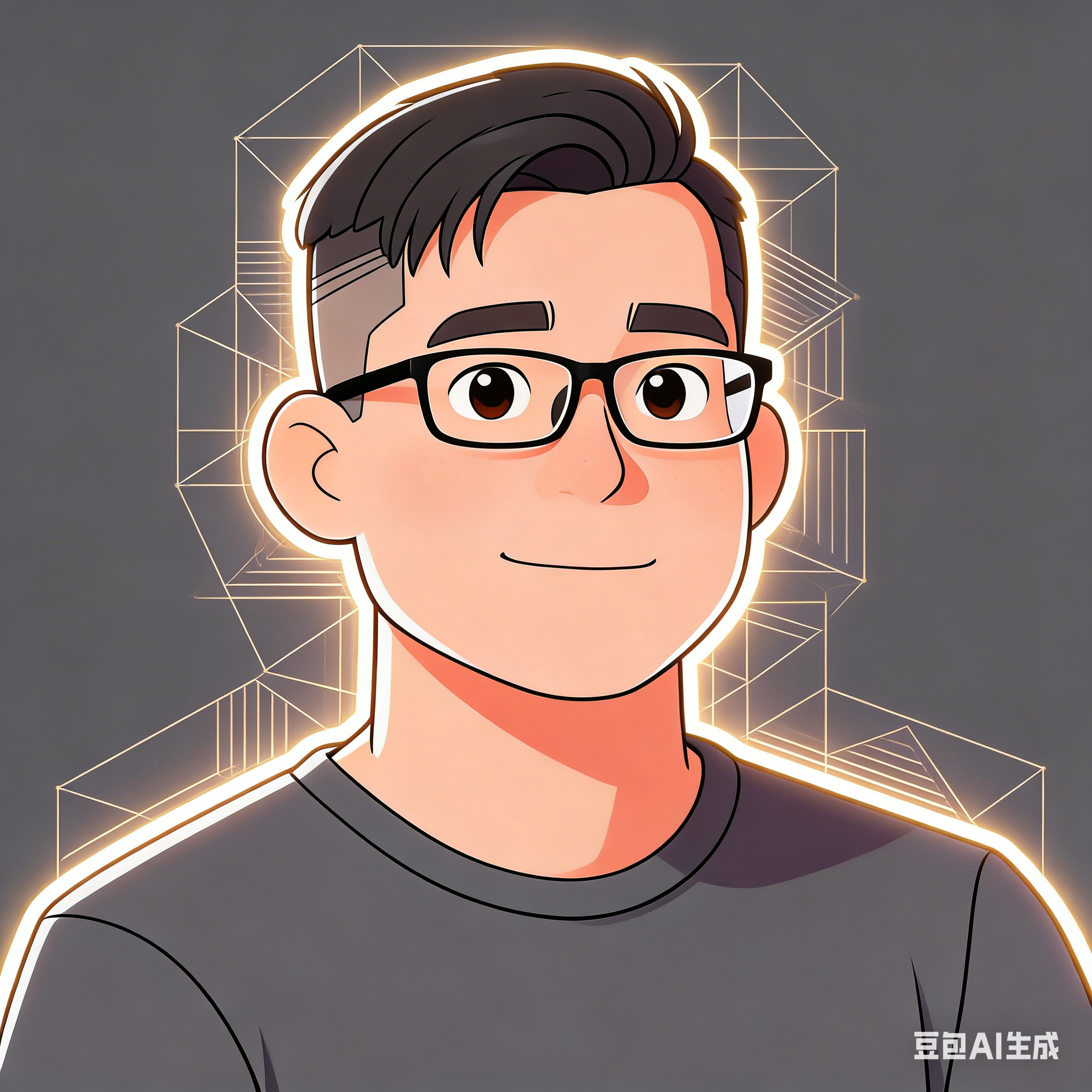 刚刚，用AI生成了三个卡通头像，感觉就是差一点意思，你们觉得那个用来做头像好一点