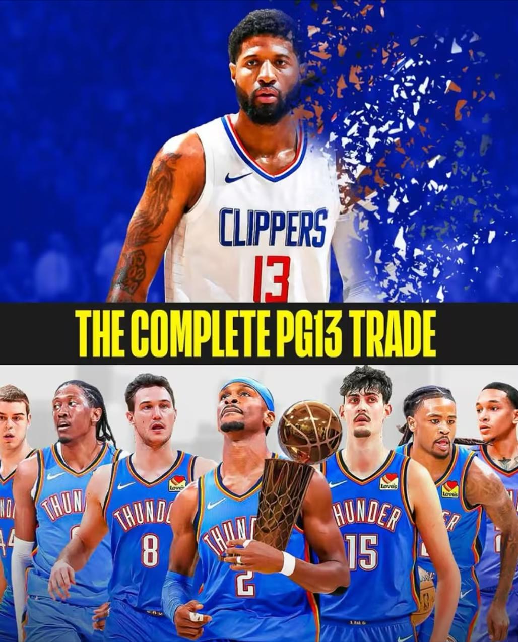 七年前，NBA那场轰动一时的乔治与亚历山大互换交易，如今所有筹码均已尘埃落定。回