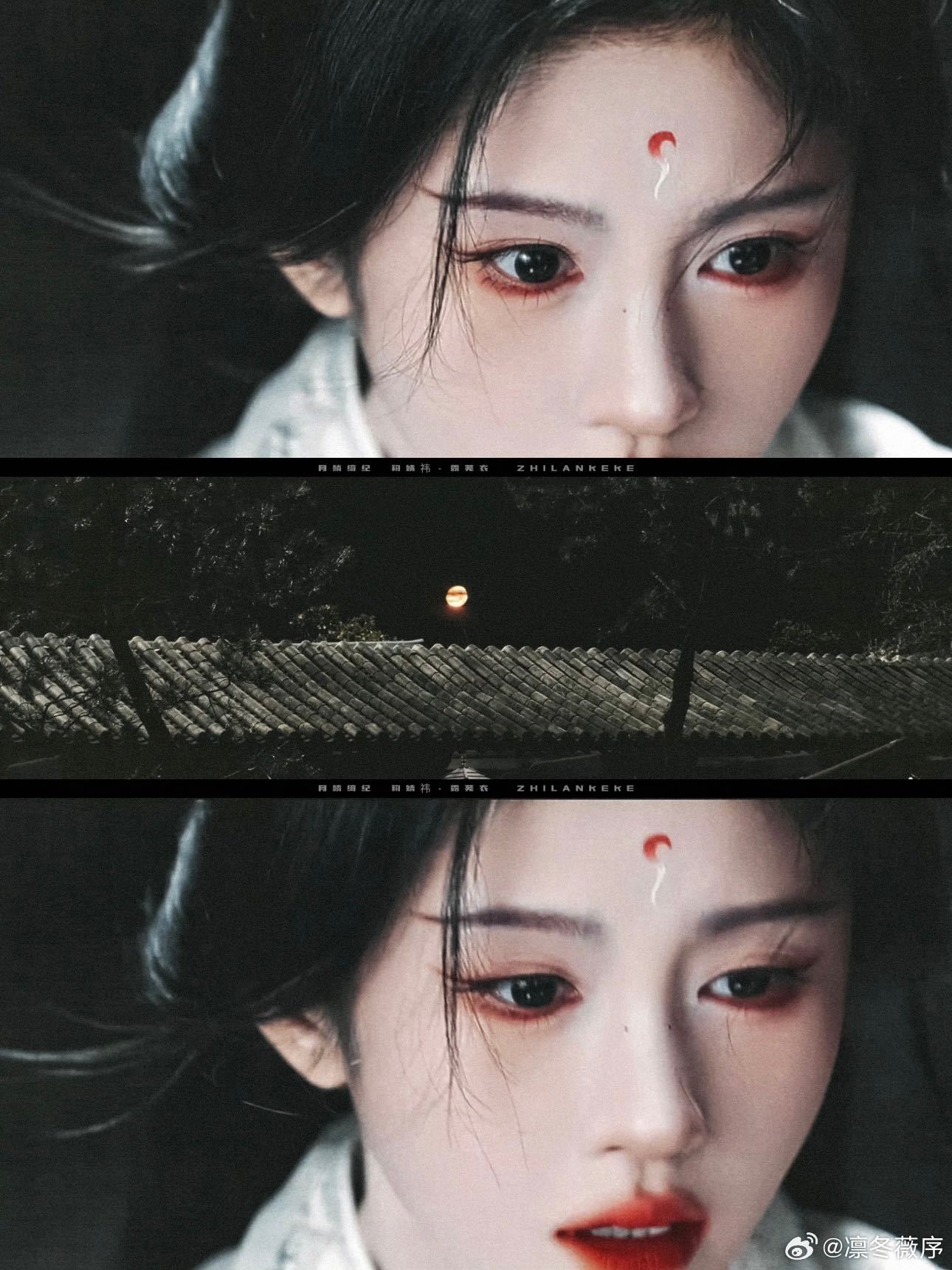 又被这个露芜衣魅到了 白衣造型清冷又魅惑，鞠婧祎真的太适合露芜衣这个角色了，每一