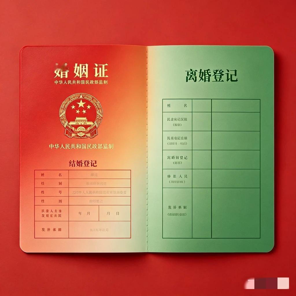 网友建议把结婚证和离婚证合二为一，一面红一面绿，上面记录所有结婚和离婚的时间。初