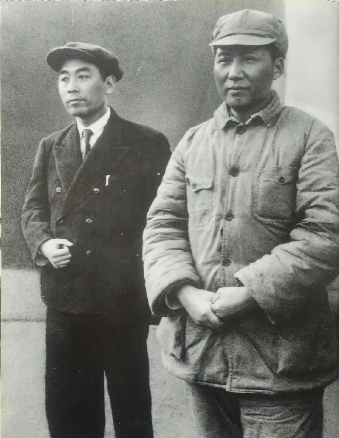 当年的毛主席和周总理